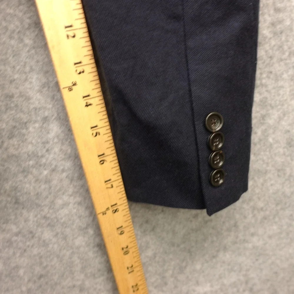 J Crew Ludlow Blazer Mens 44R Navy Blue SLIM Suit Jacket MOON English Wool